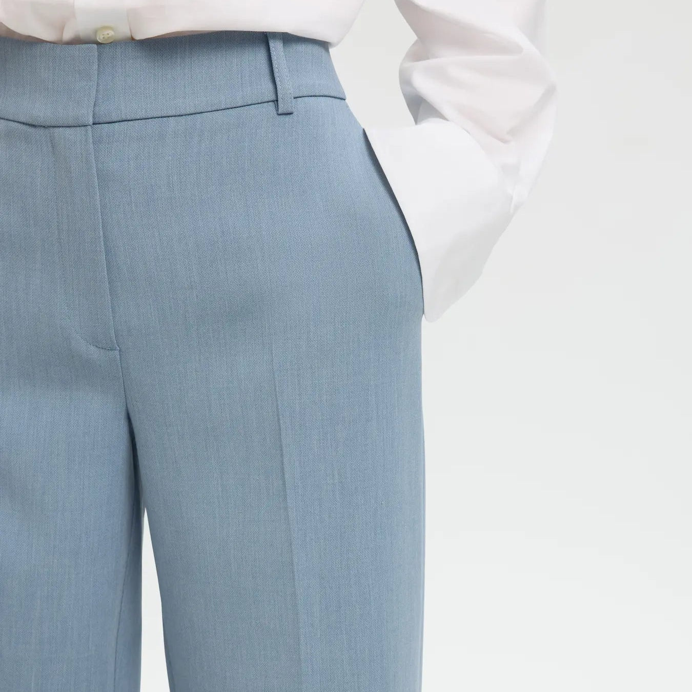SLFRITA MW WIDE PANT MEL NOOS