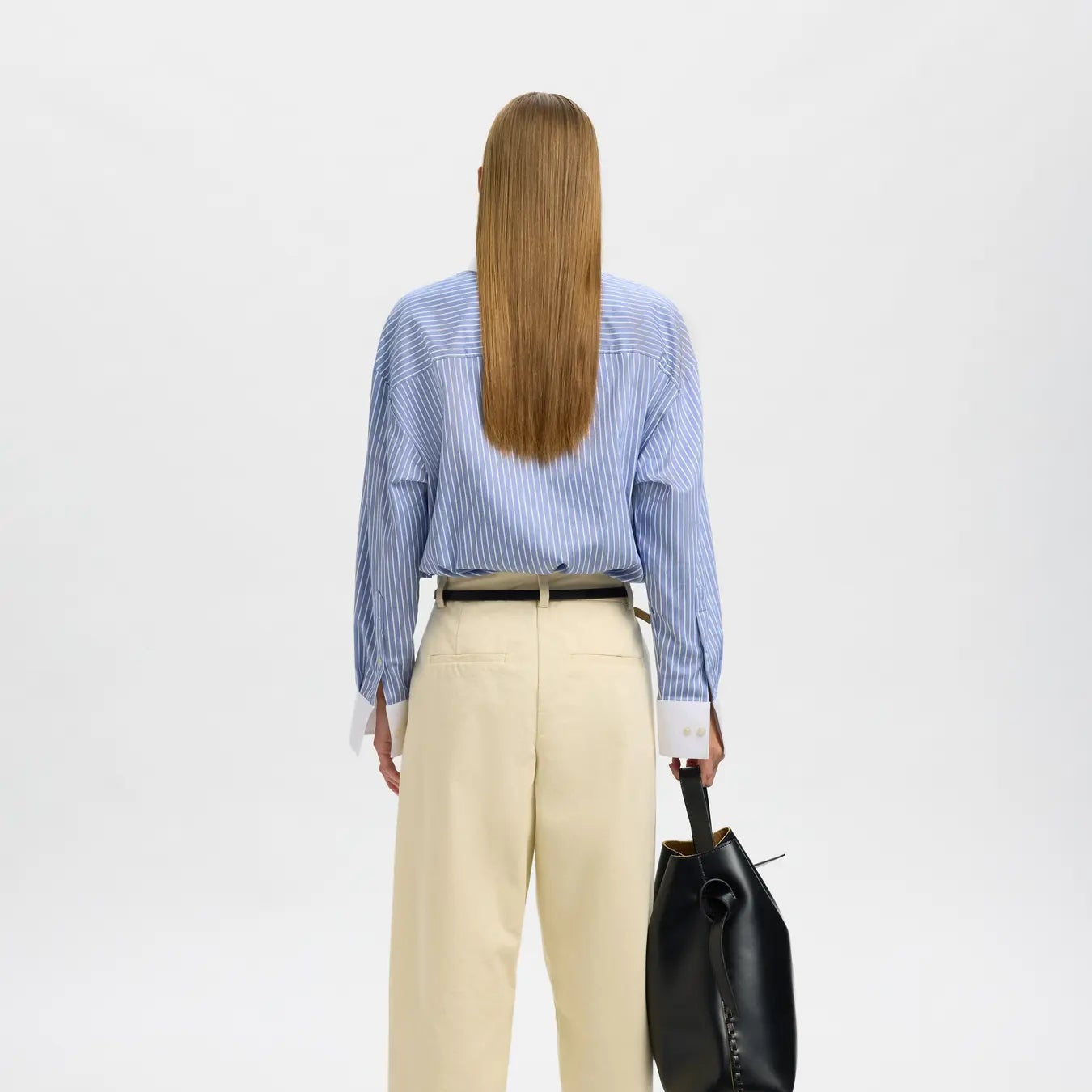 SLFROMIE OVERSIZE LS SHIRT NOOS