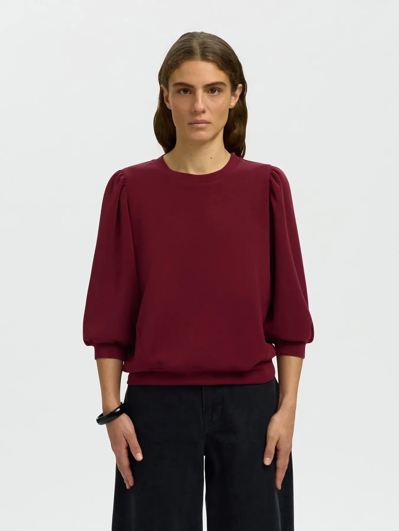 Puff SLEEVE SWEATSHIRT