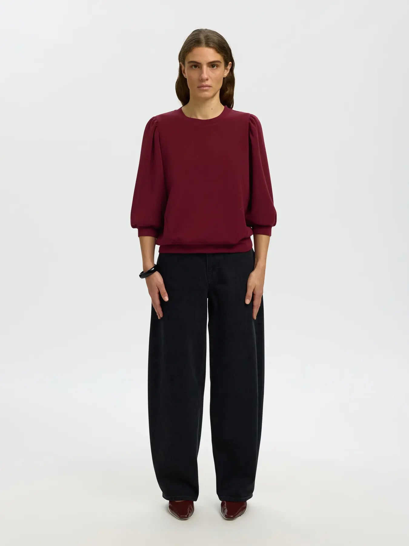 Puff SLEEVE SWEATSHIRT