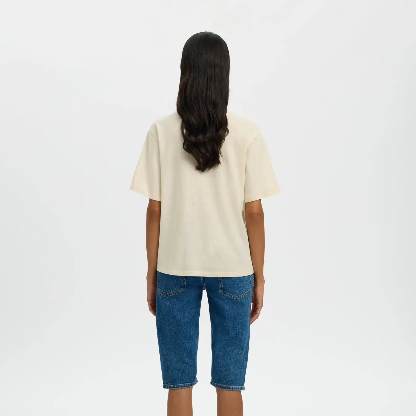 SLWADA SS LINEN BLEND TEE NOOS