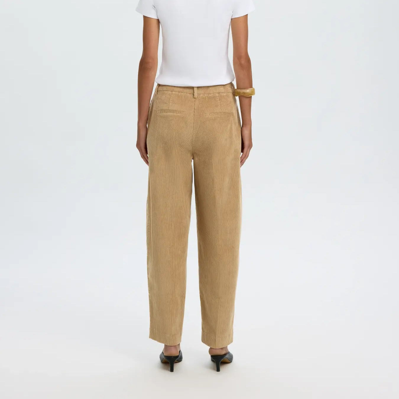 SLWBARREL MILLE CORDUROY HW PANT NOOS