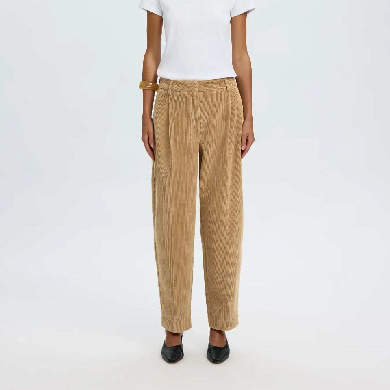 SLWBARREL MILLE CORDUROY HW PANT NOOS