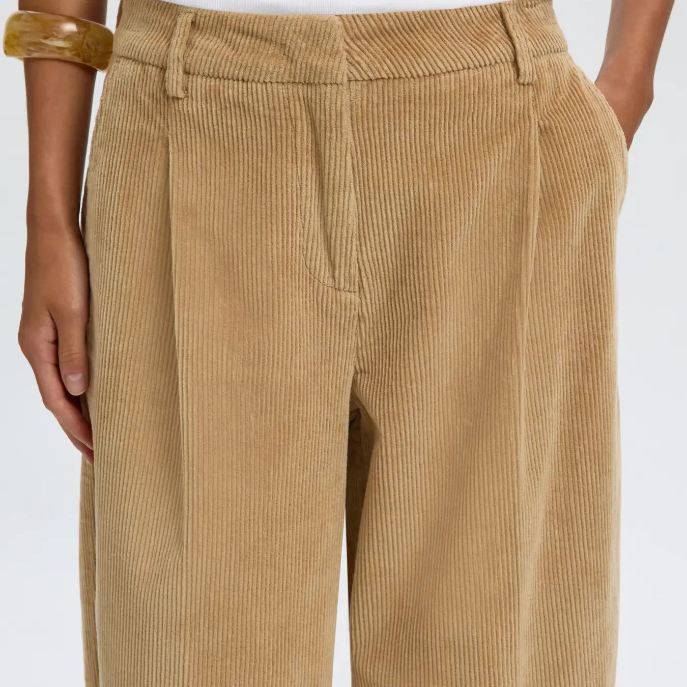 SLWBARREL MILLE CORDUROY HW PANT NOOS
