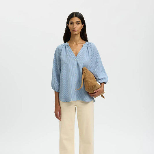 SLWCLEO-ALBERTA LINEN BLEND SHIRT NOOS
