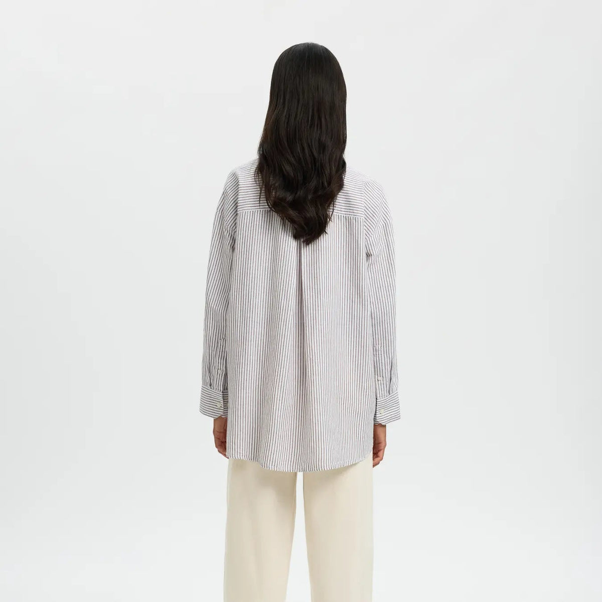 SLWCLEO OVERSIZE LINEN BLEND SHIRT NOOS