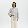 Load image into Gallery viewer, SLWCLEO OVERSIZE LINEN BLEND SHIRT NOOS
