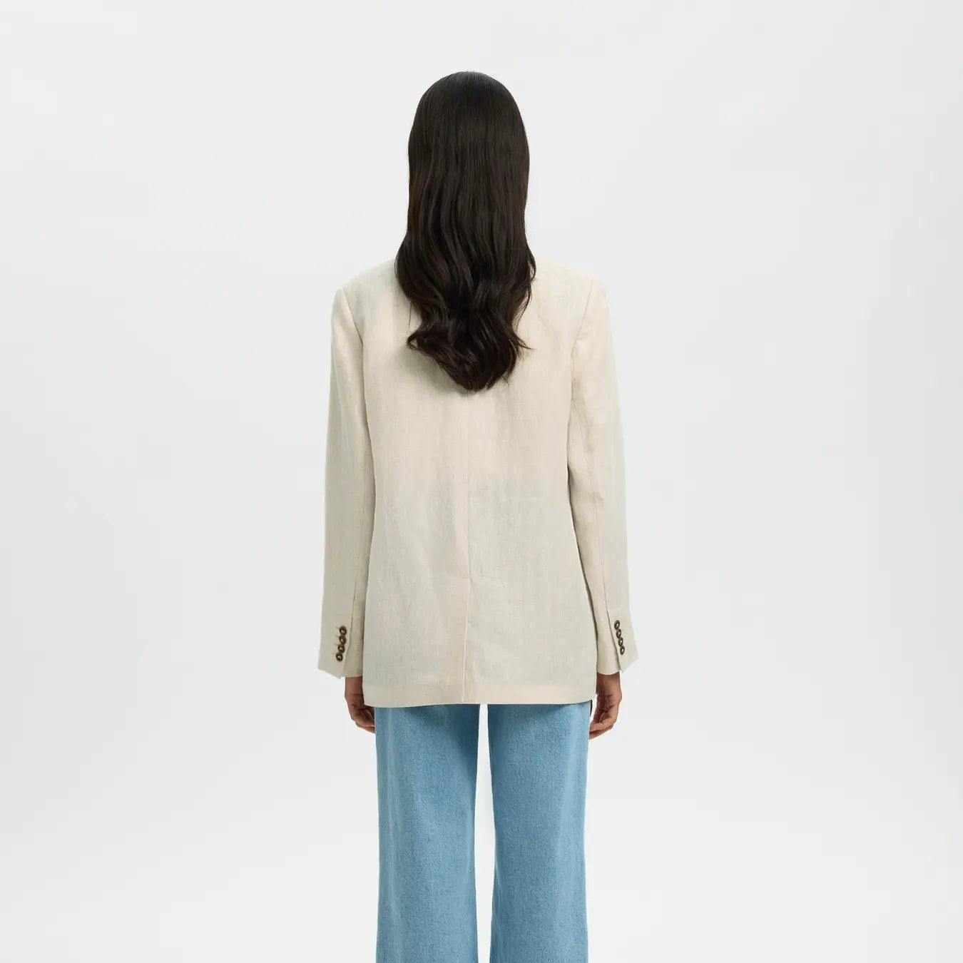 SLWELIN-IDA DB LINEN BLAZER