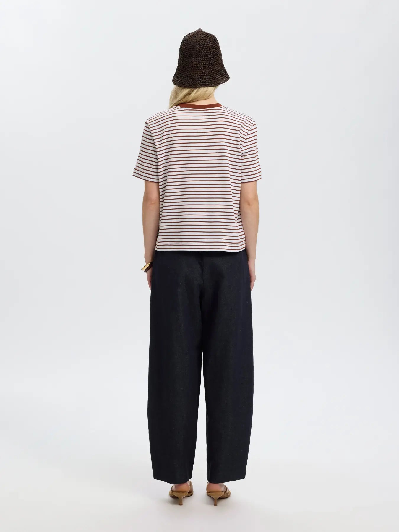 SLWESSENTIAL SS STRIPED BOXY TEE NOOS