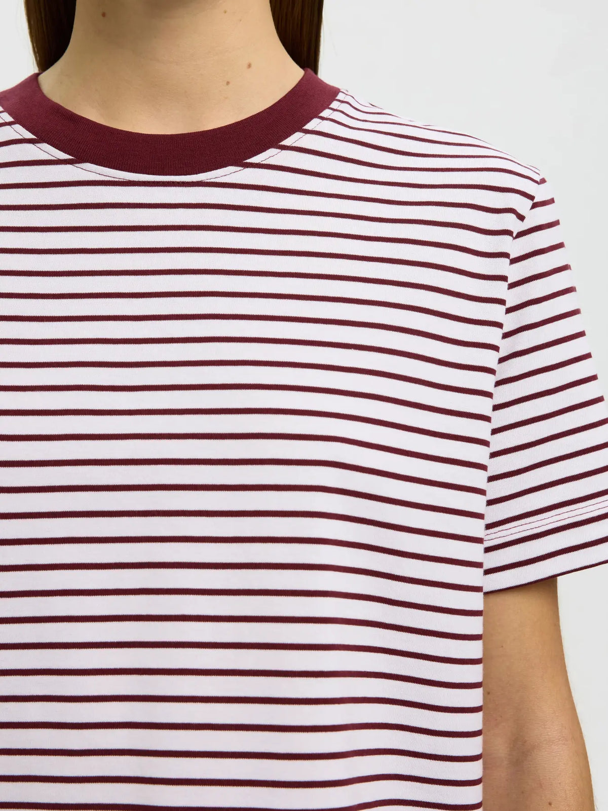 SLWESSENTIAL SS STRIPED BOXY TEE NOOS