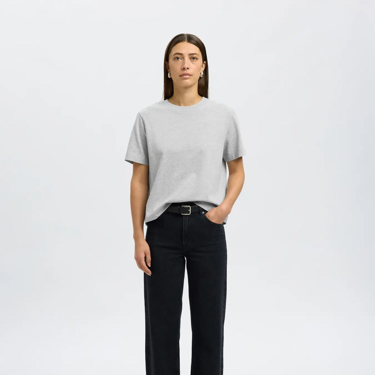 SLFESSENTIAL SS BOXY TEE NOOS