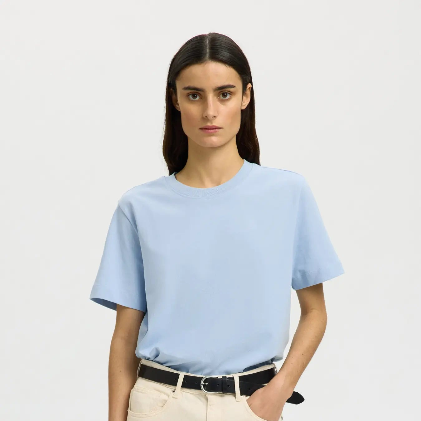 SLFESSENTIAL SS BOXY TEE NOOS