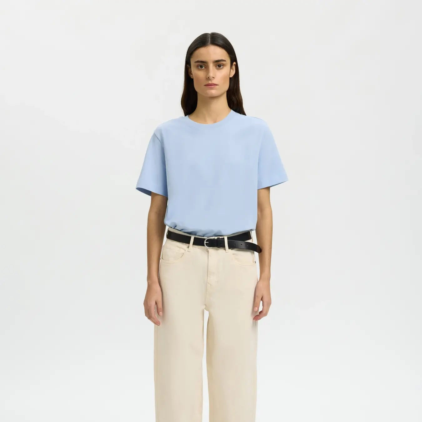 SLFESSENTIAL SS BOXY TEE NOOS