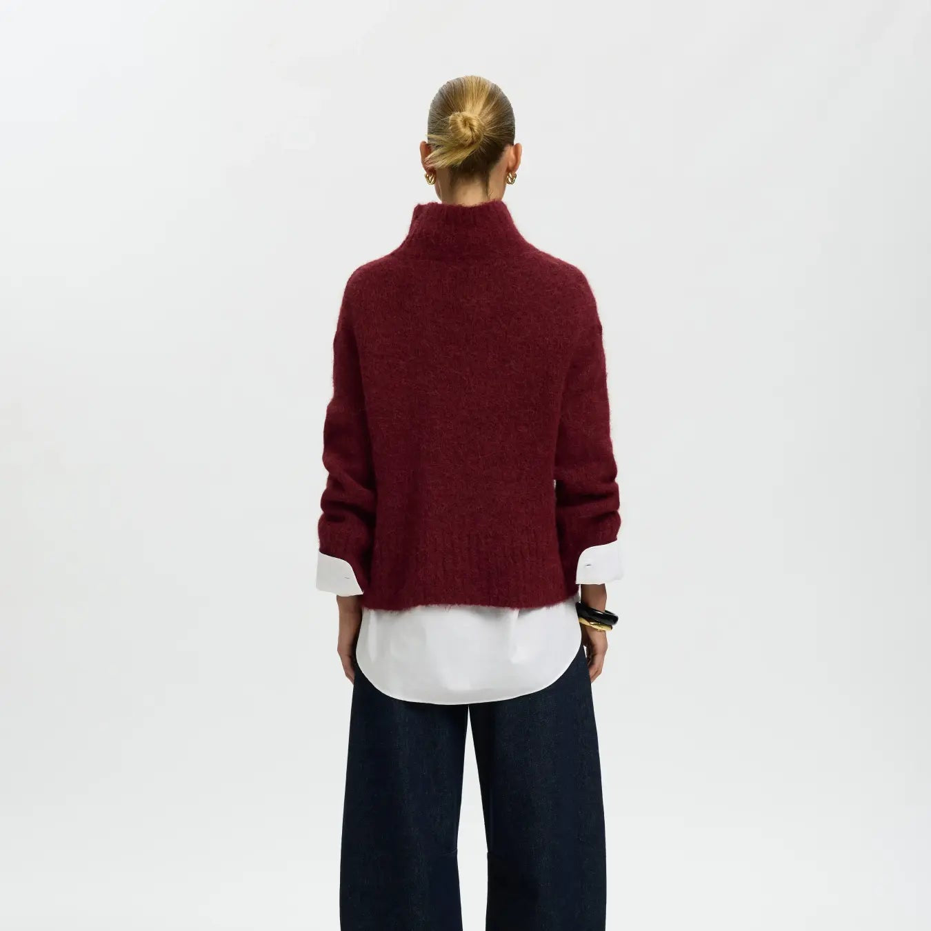 SLWGABRIELLA LS KNIT HIGH NECK NOOS