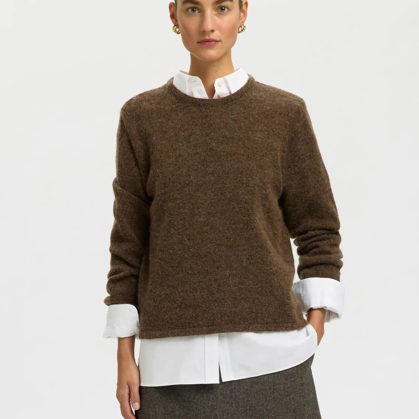 SLWLULU NEW LS KNIT O-NECK NOOS