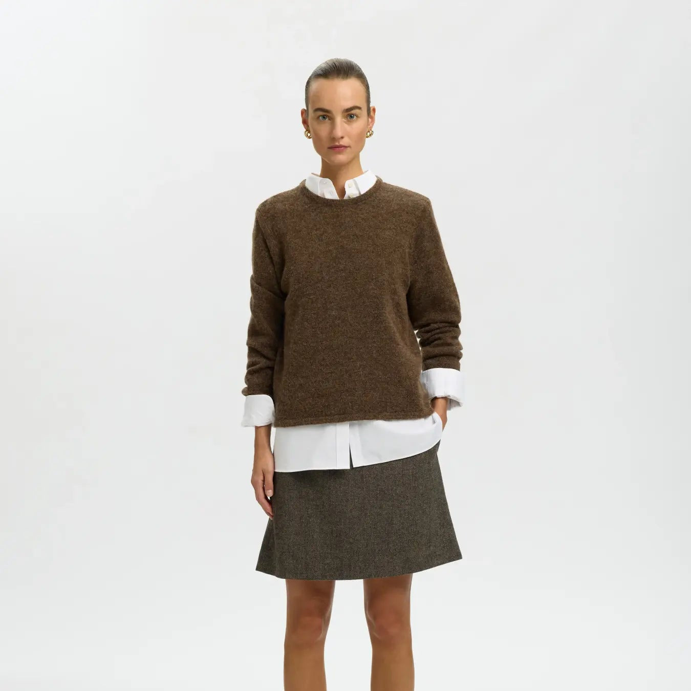 SLWLULU NEW LS KNIT O-NECK NOOS