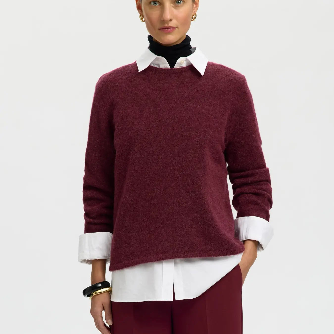 SLWLULU NEW LS KNIT O-NECK NOOS