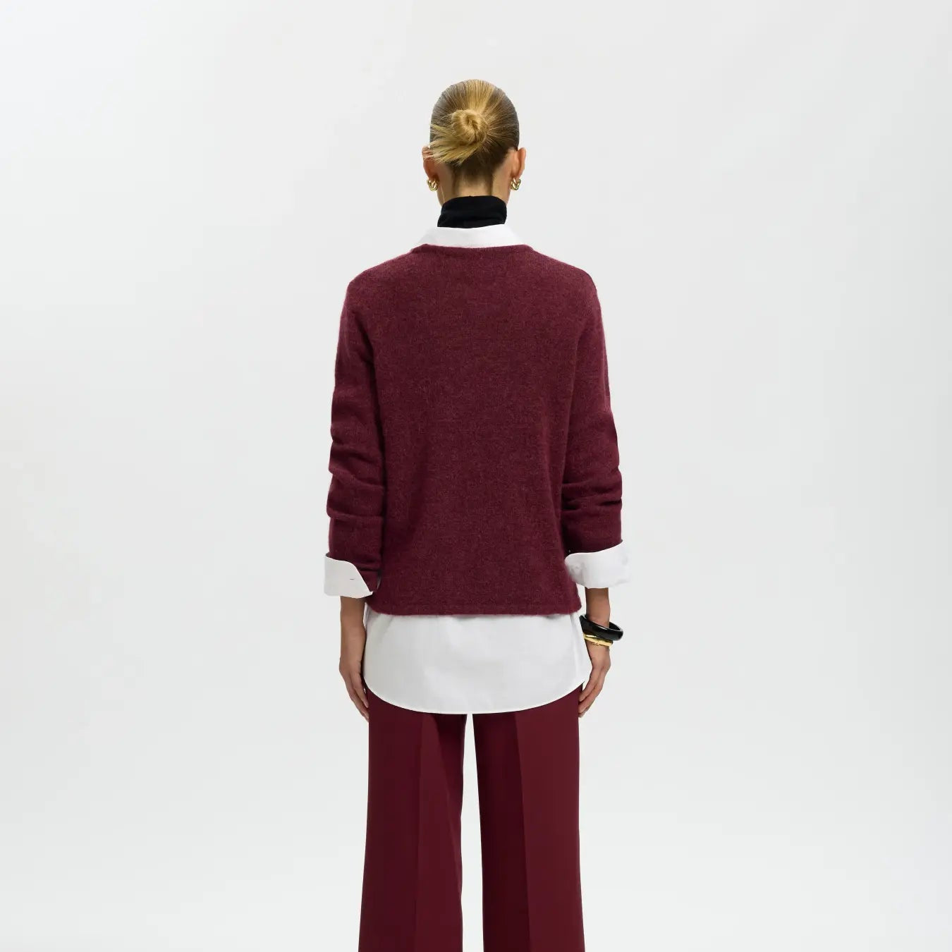 SLWLULU NEW LS KNIT O-NECK NOOS