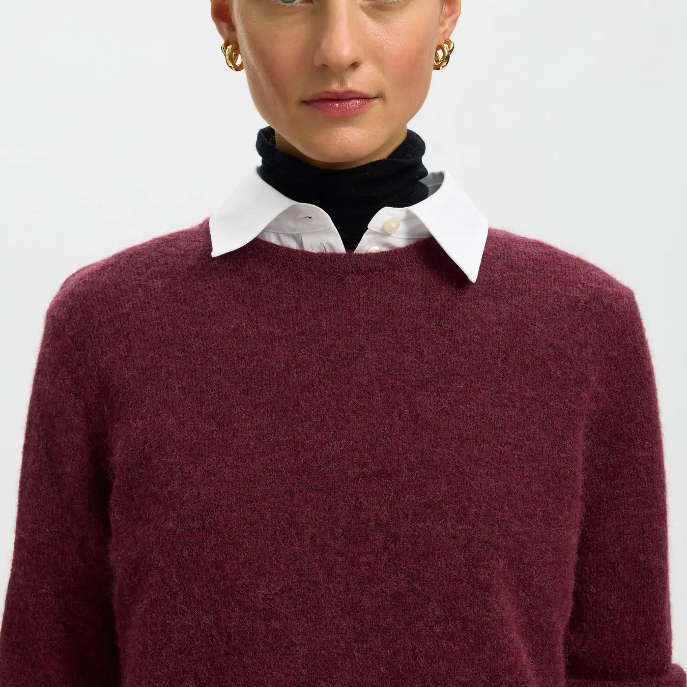 SLWLULU NEW LS KNIT O-NECK NOOS