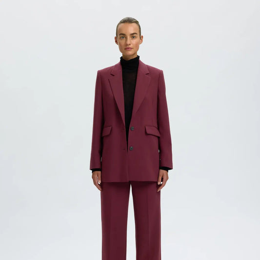 SLFRITA LS RELAXED BLAZER MEL NOOS