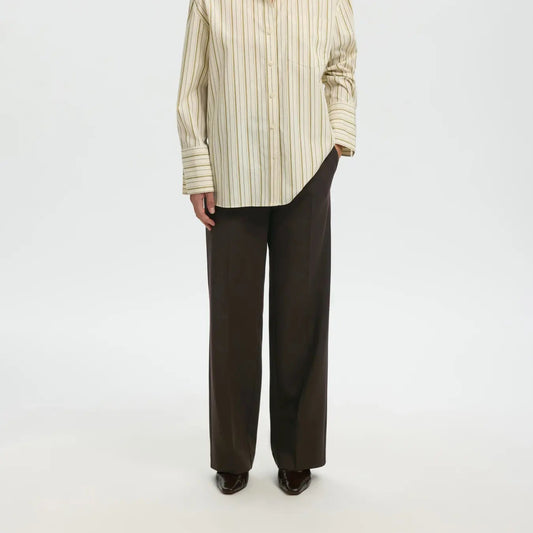 SLWRITA MW WIDE PANT MEL NOOS DELICIOSO