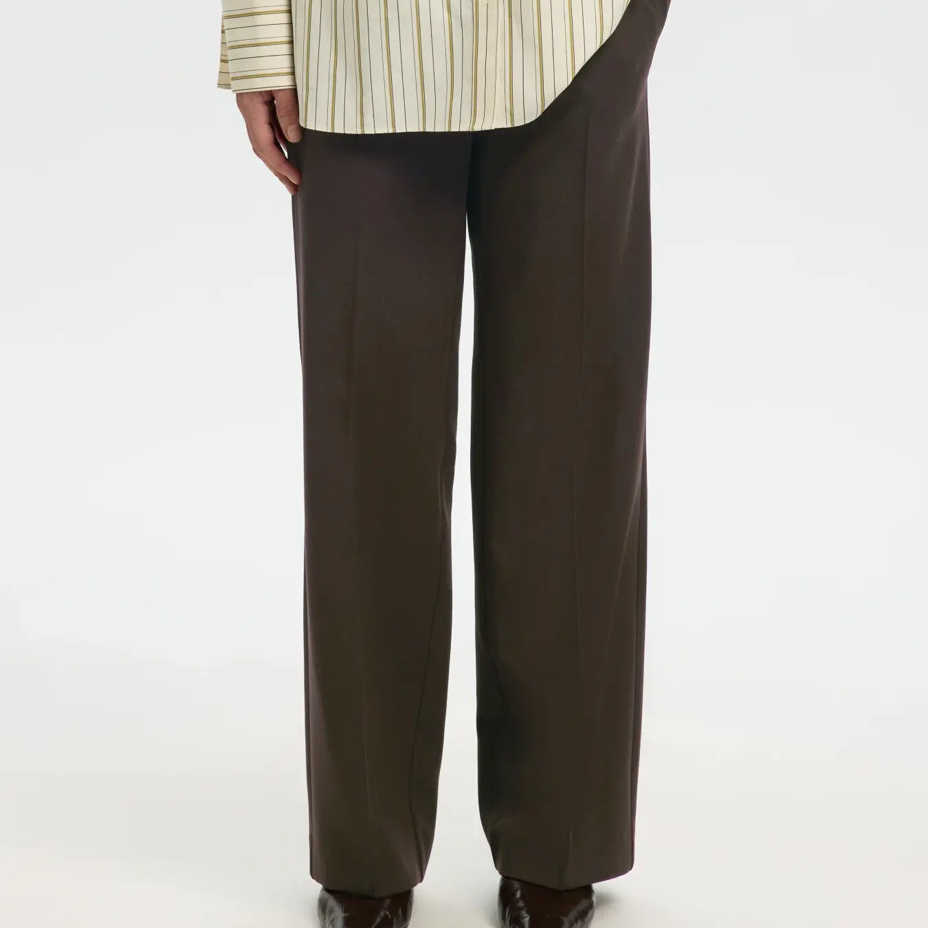 SLWRITA MW WIDE PANT MEL NOOS DELICIOSO