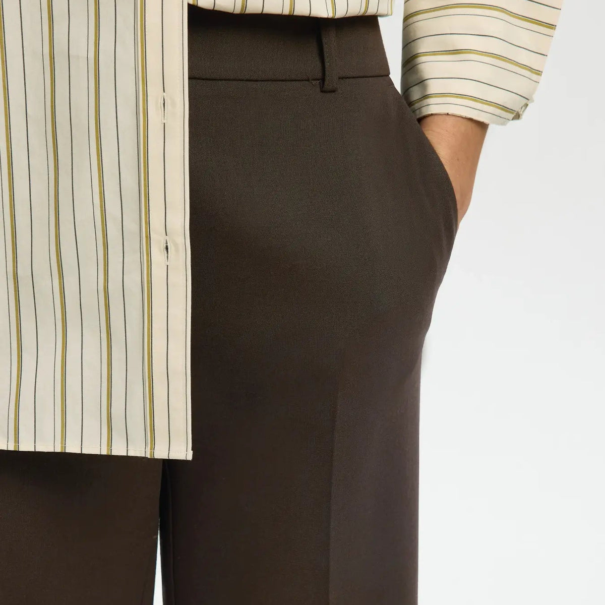 SLWRITA MW WIDE PANT MEL NOOS DELICIOSO