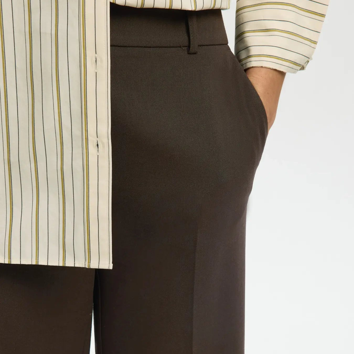 SLWRITA MW WIDE PANT MEL NOOS DELICIOSO