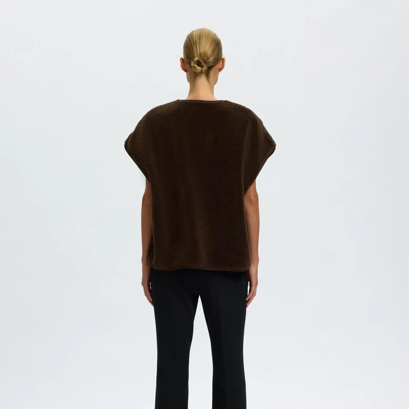 SLWSMILLA SHORT TEDDY VEST