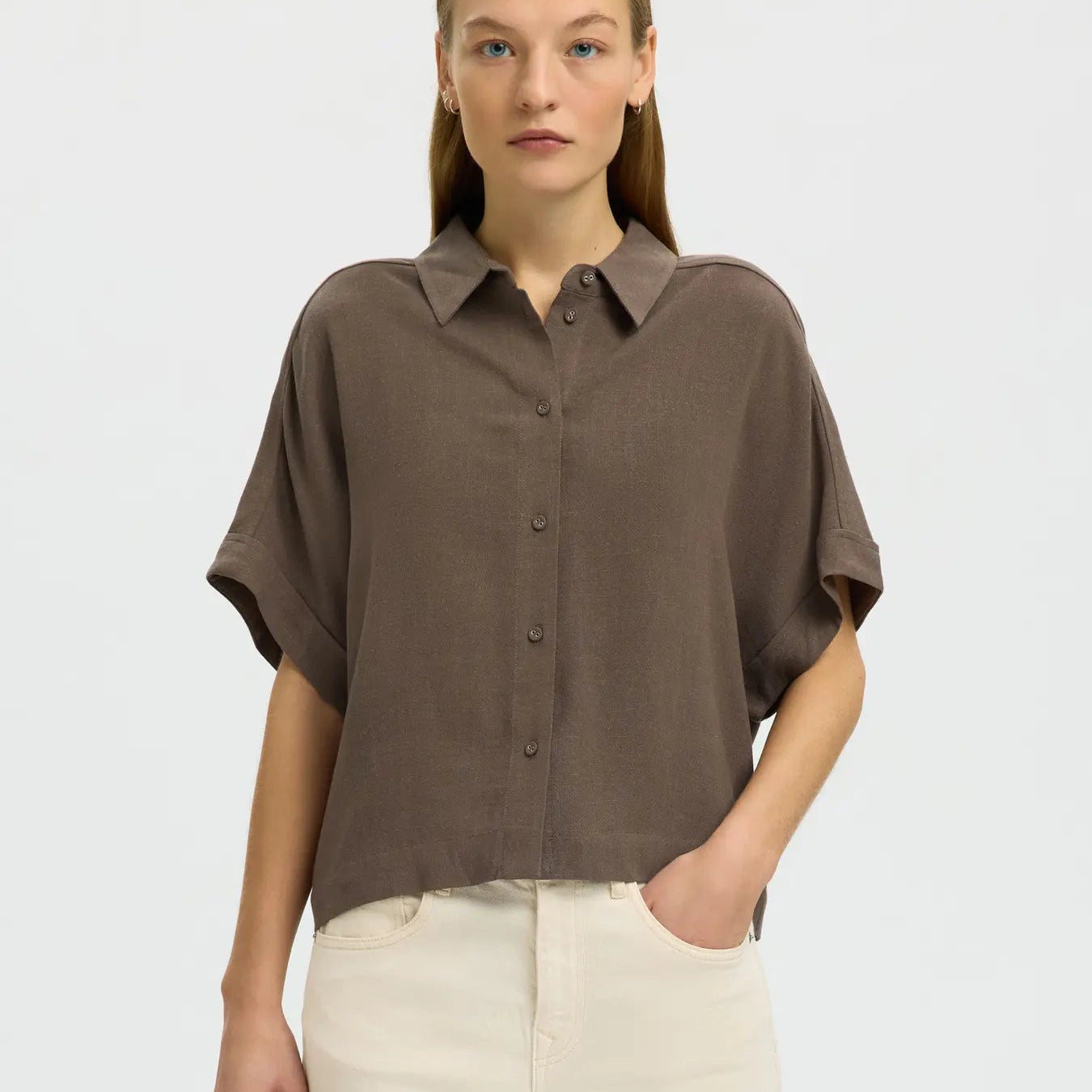 SLWVIVA SS CROPPED SUN SHIRT NOOS