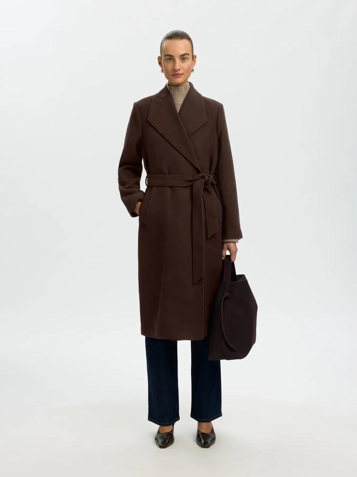 SLWZIA-ROSA WOOL BLEND COAT NOOS