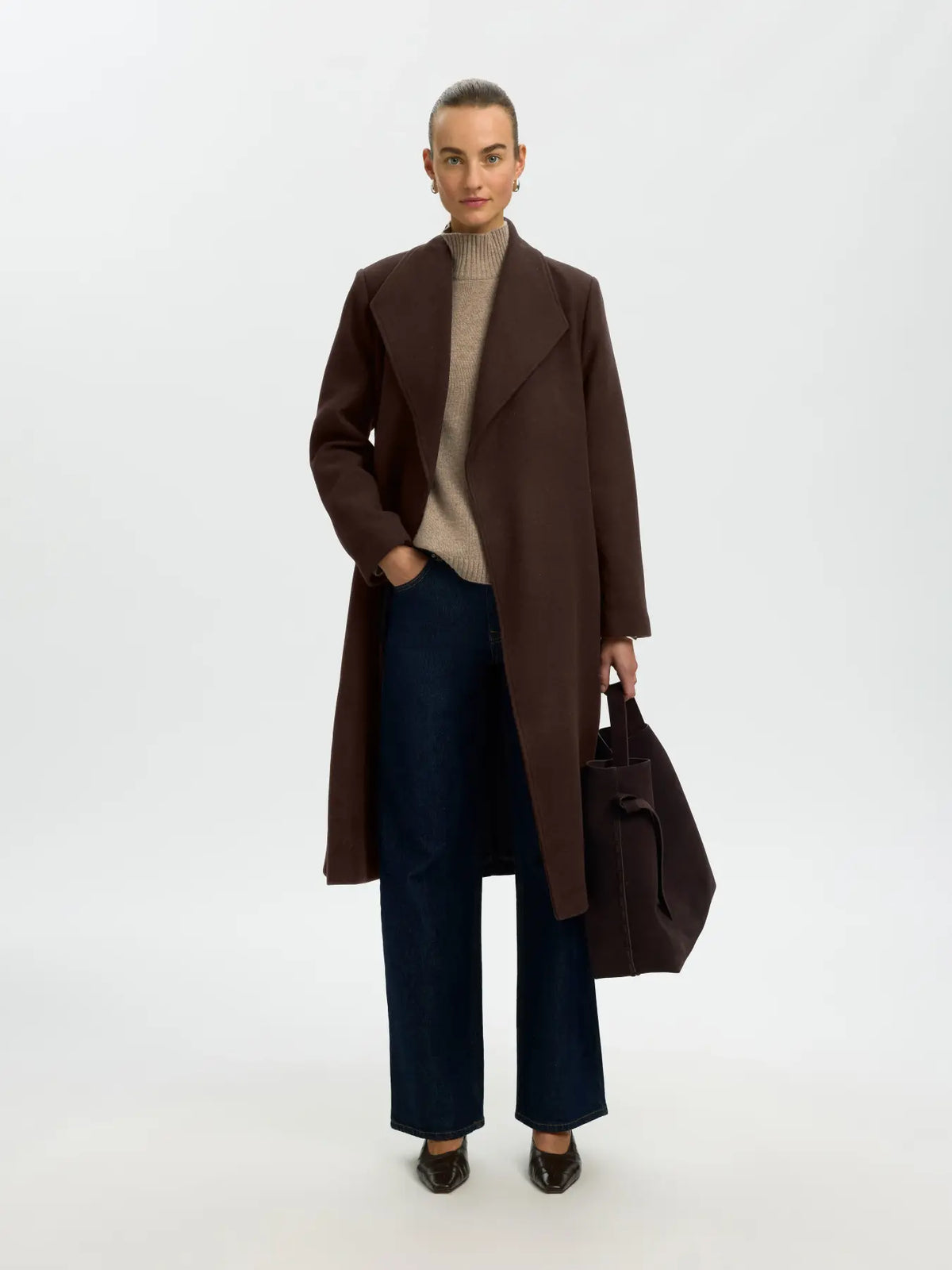 SLWZIA-ROSA WOOL BLEND COAT NOOS