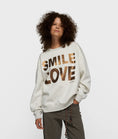 Afbeelding laden in Galerijviewer, statement sweater smile love

