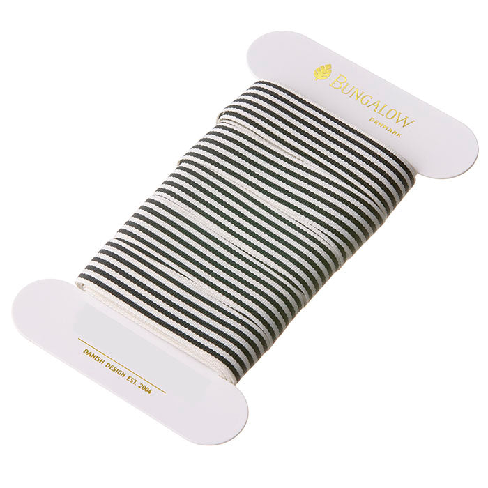Ribbon Horizontal Stripe 18mm Black - cadeaulint van Bungalow Denmark