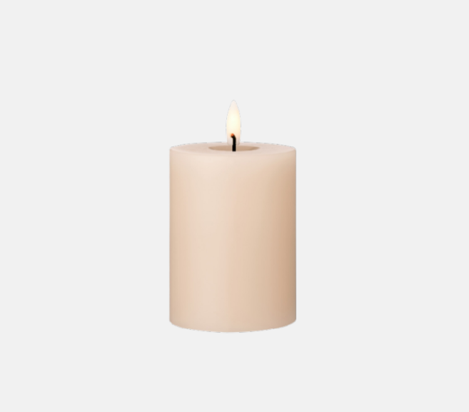 LED Pillar Candle | 10 cm | 1 st. | Ice Latte