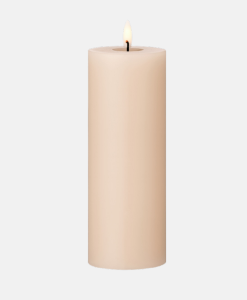 LED Pillar Candle | 20 cm | 1 st. | Ice Latte