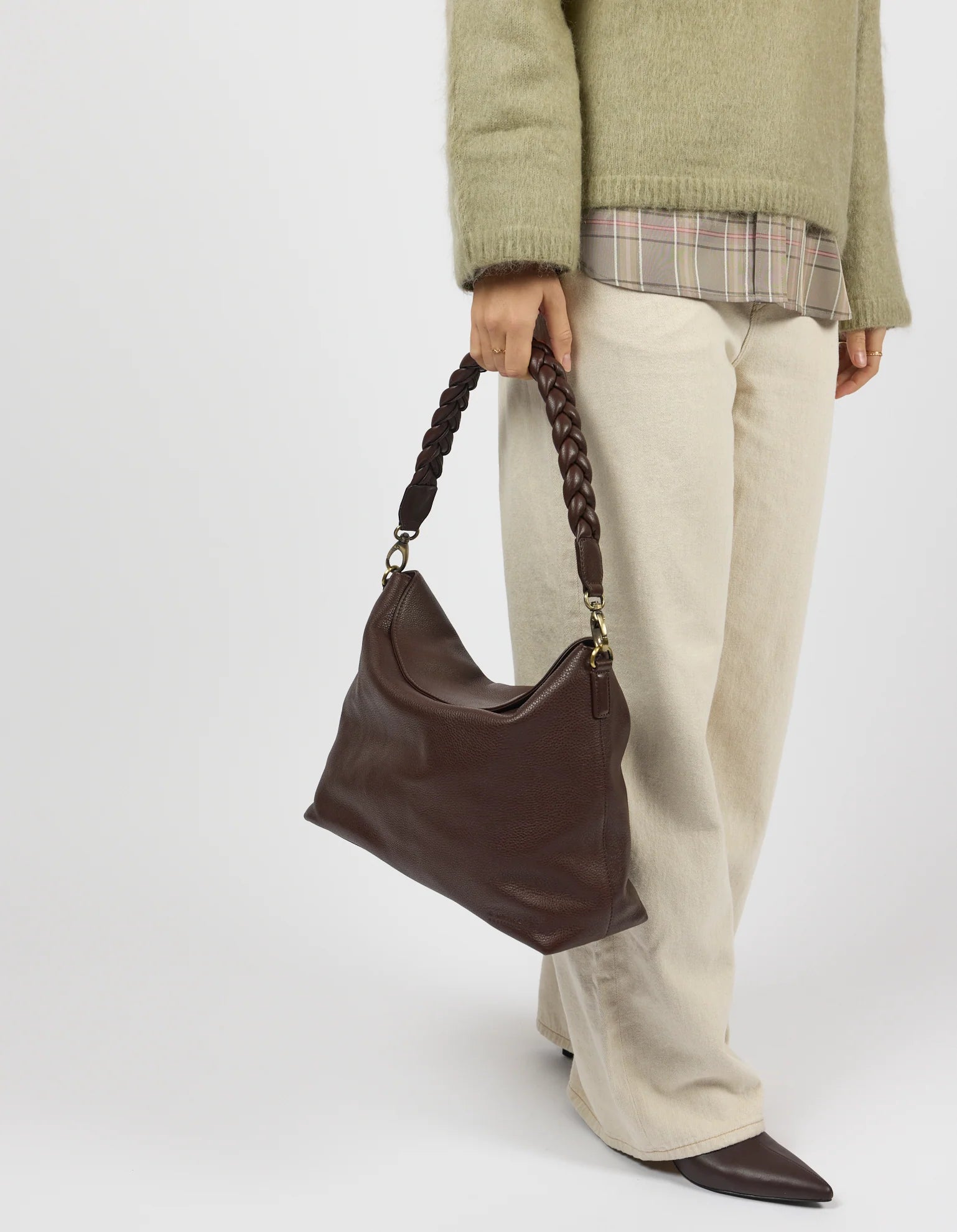 Sienna Chocolate Soft Grain Leather