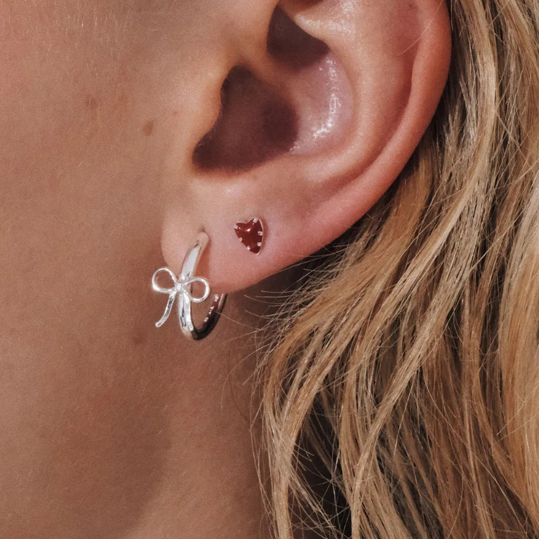 Single Lolita Heart Stud