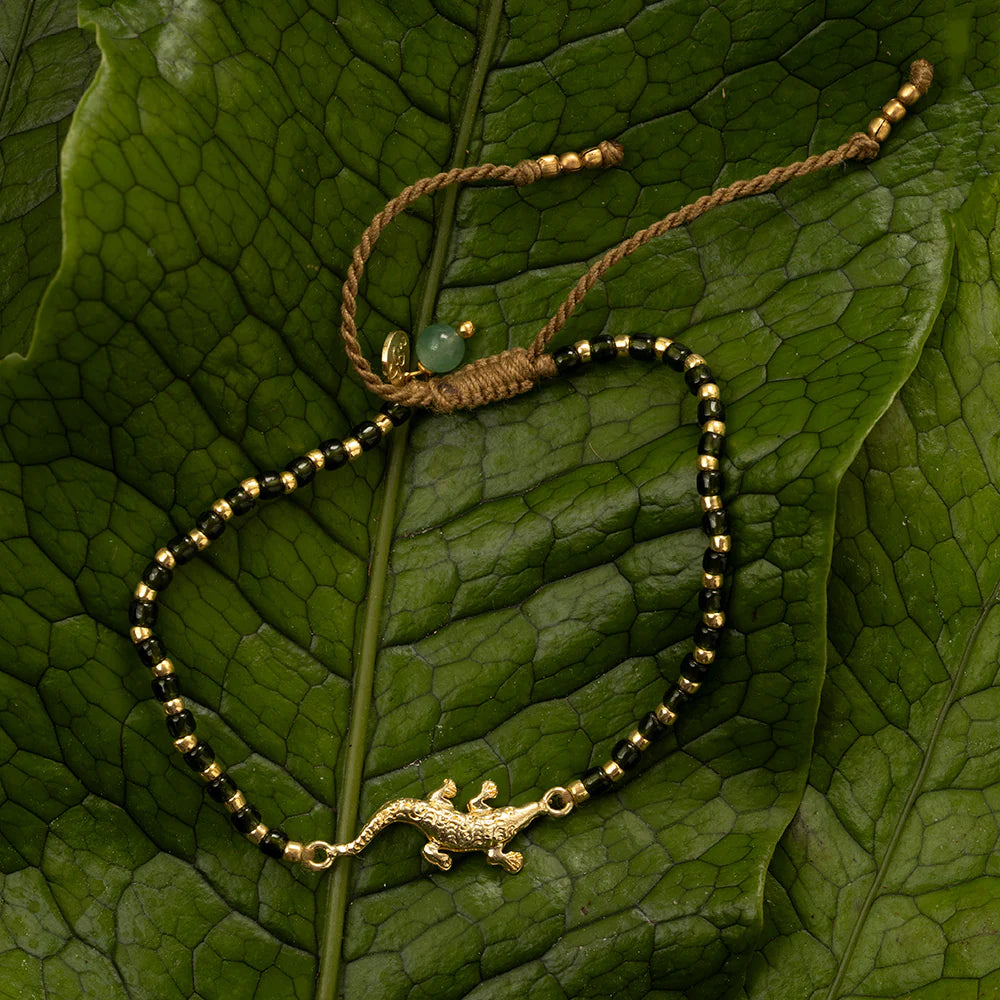 Untamed Alligator Aventurine Bracelet GP