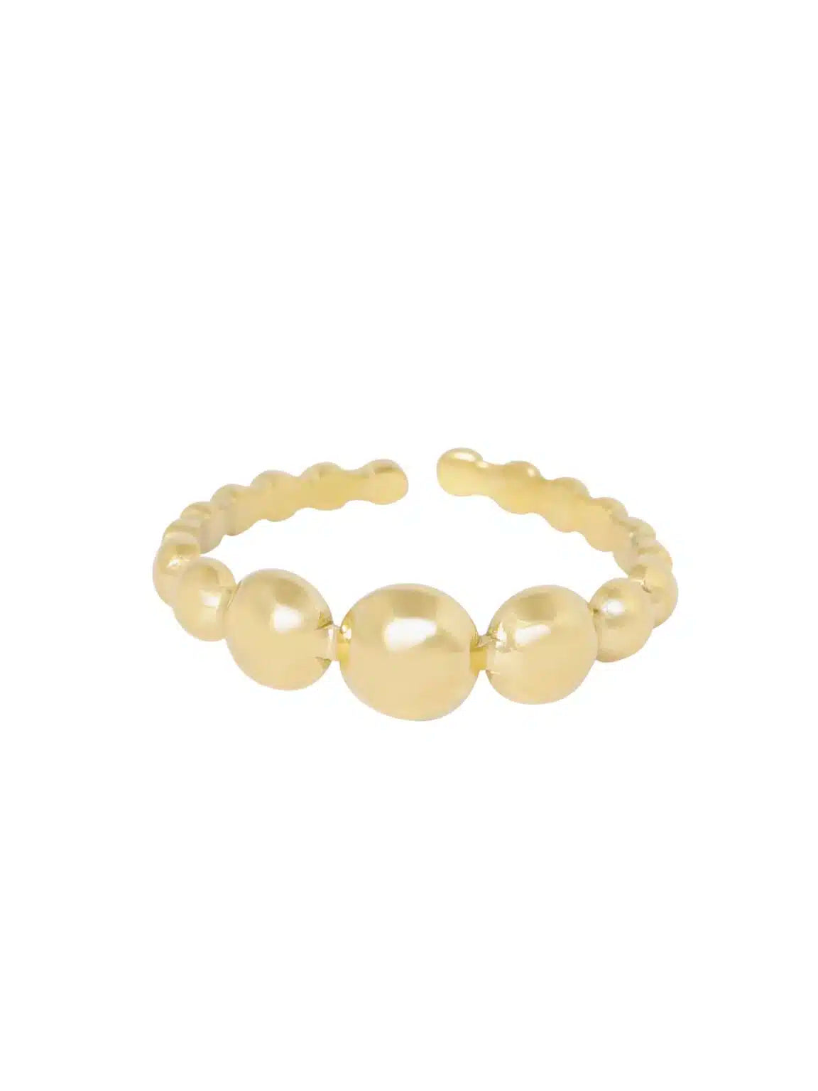 Vergulde ring  BALLON D’OR / Re-sizable