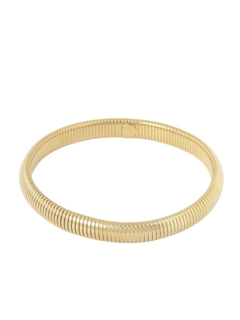 Vergulde ronde bangle small