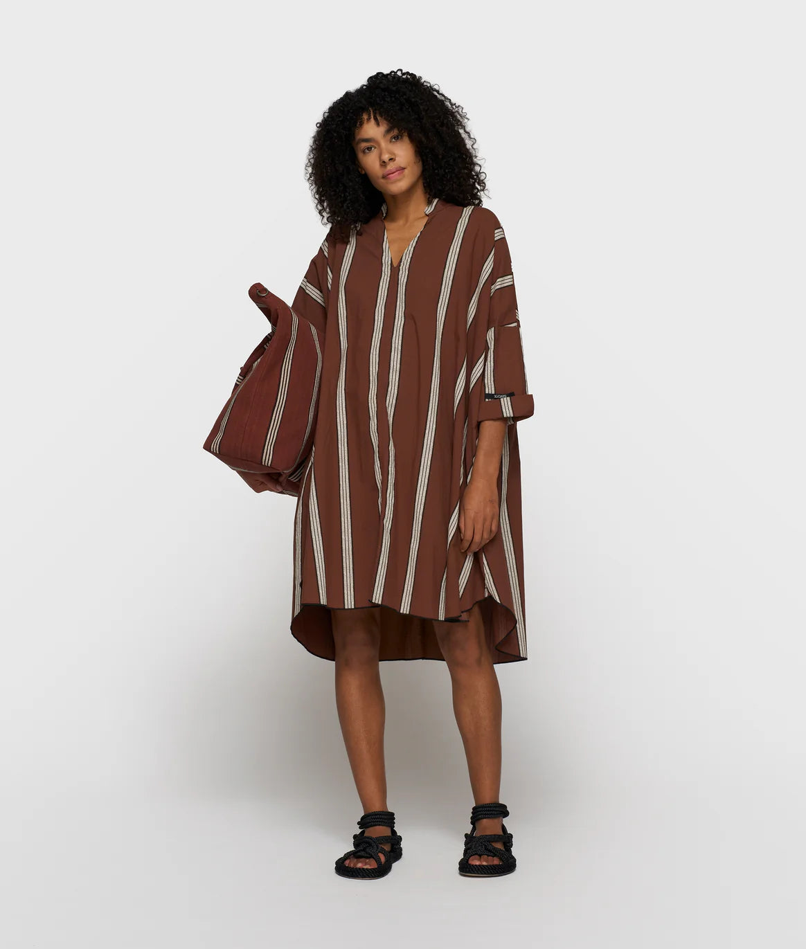 a-line tunic stripes