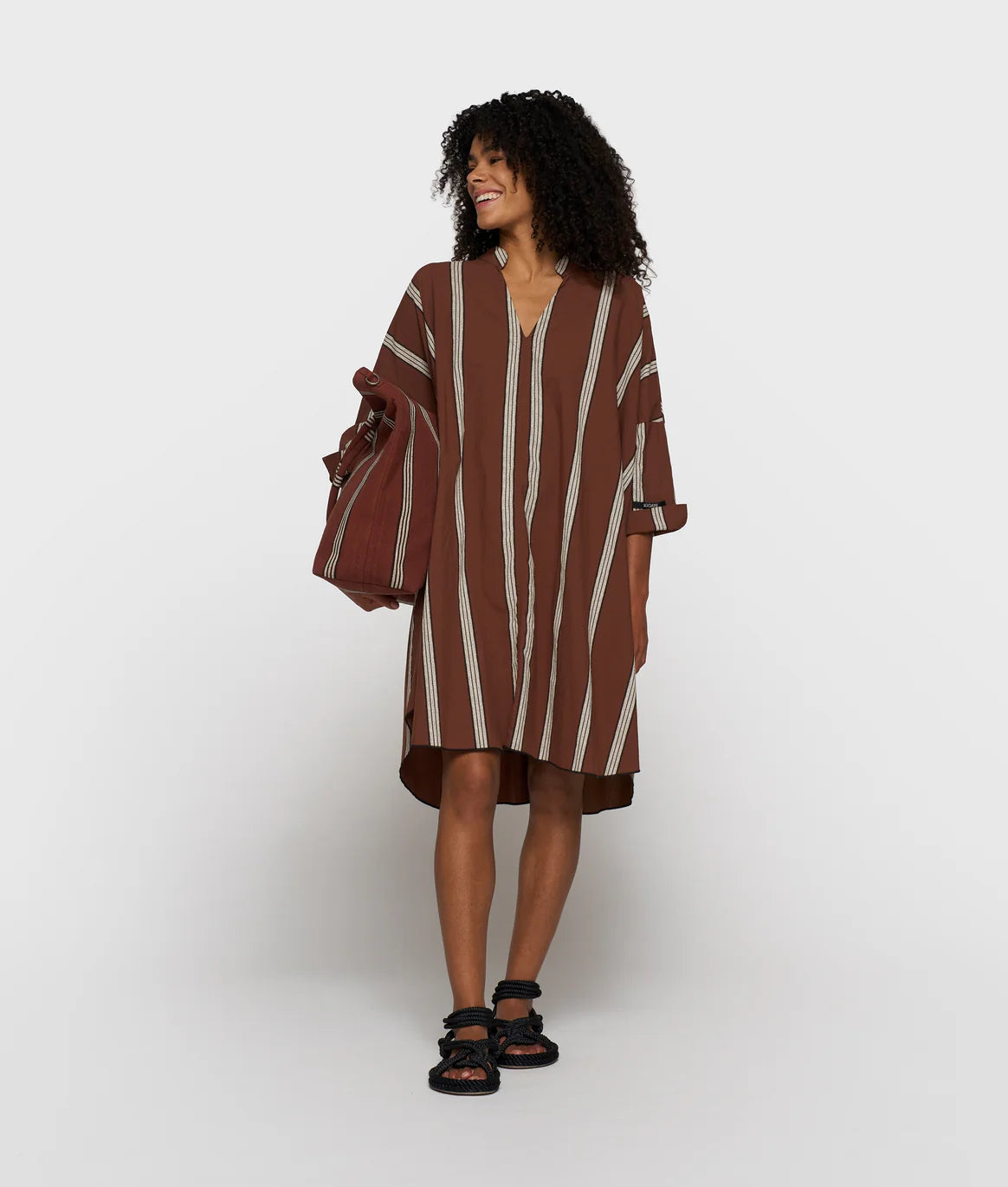 a-line tunic stripes