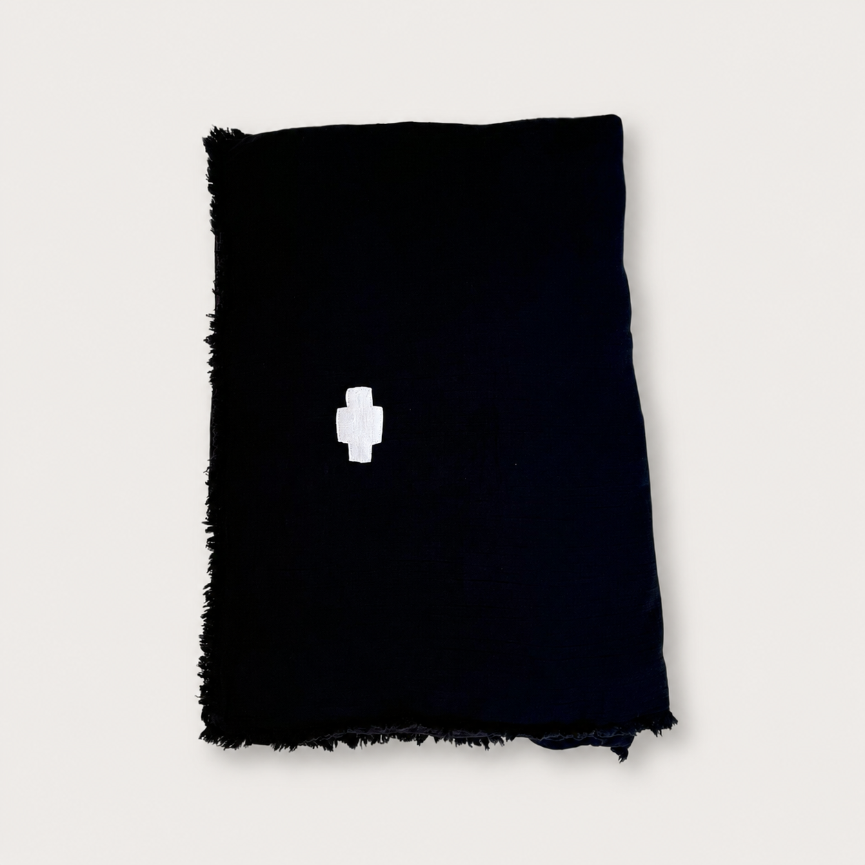 Cozy Cover Zwart Cross Wit