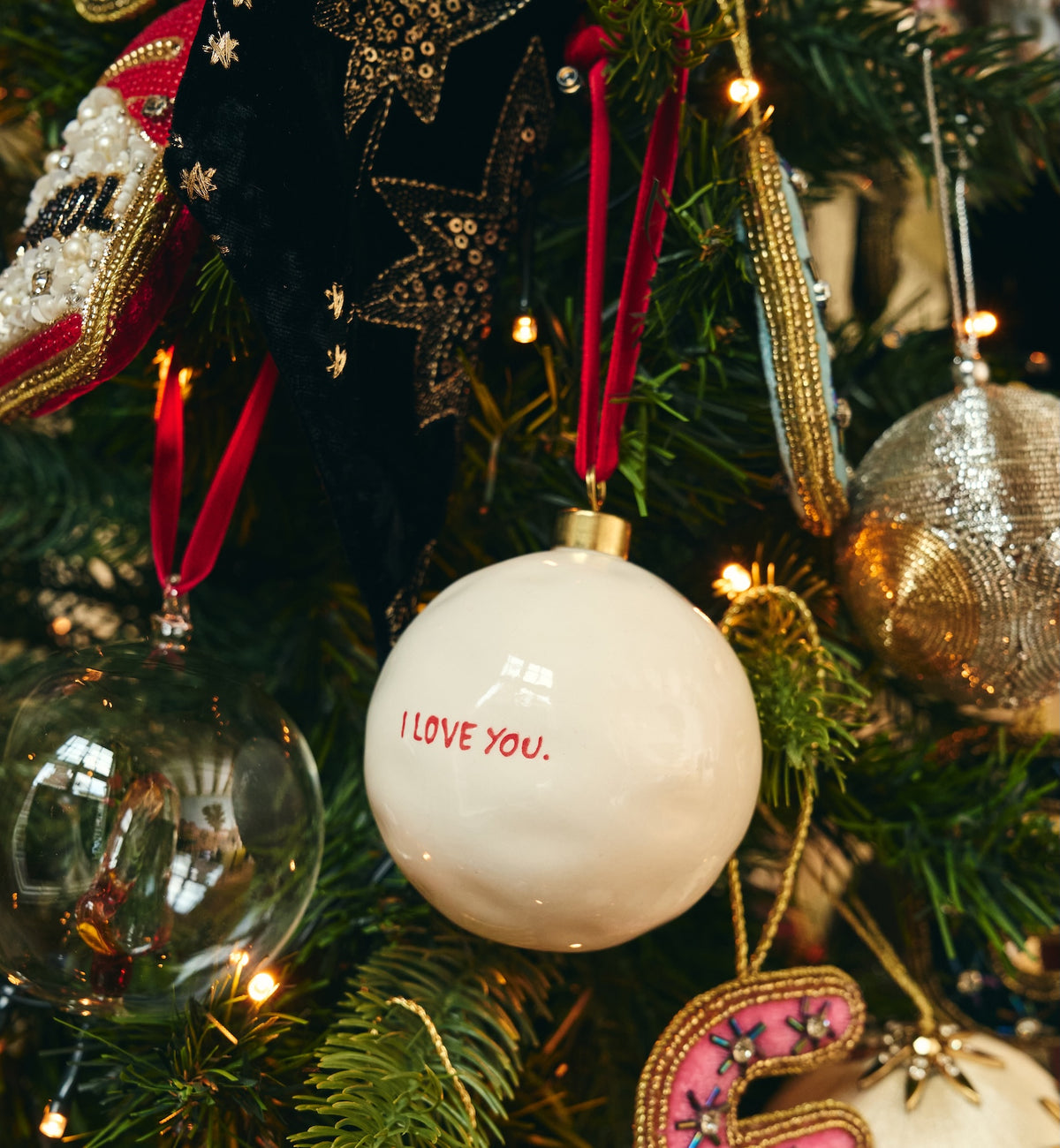 Kerstbal I Love You