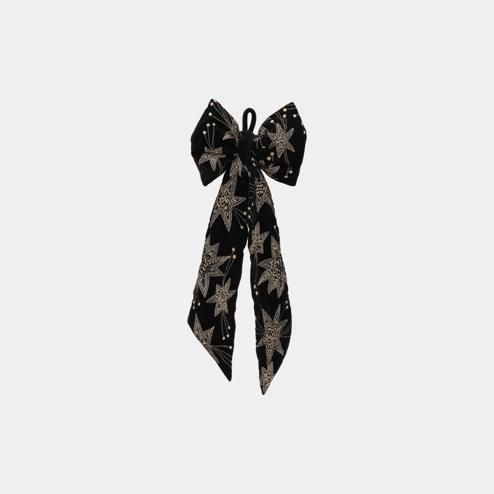 Kerststrik Velvet Starry Eve – klein