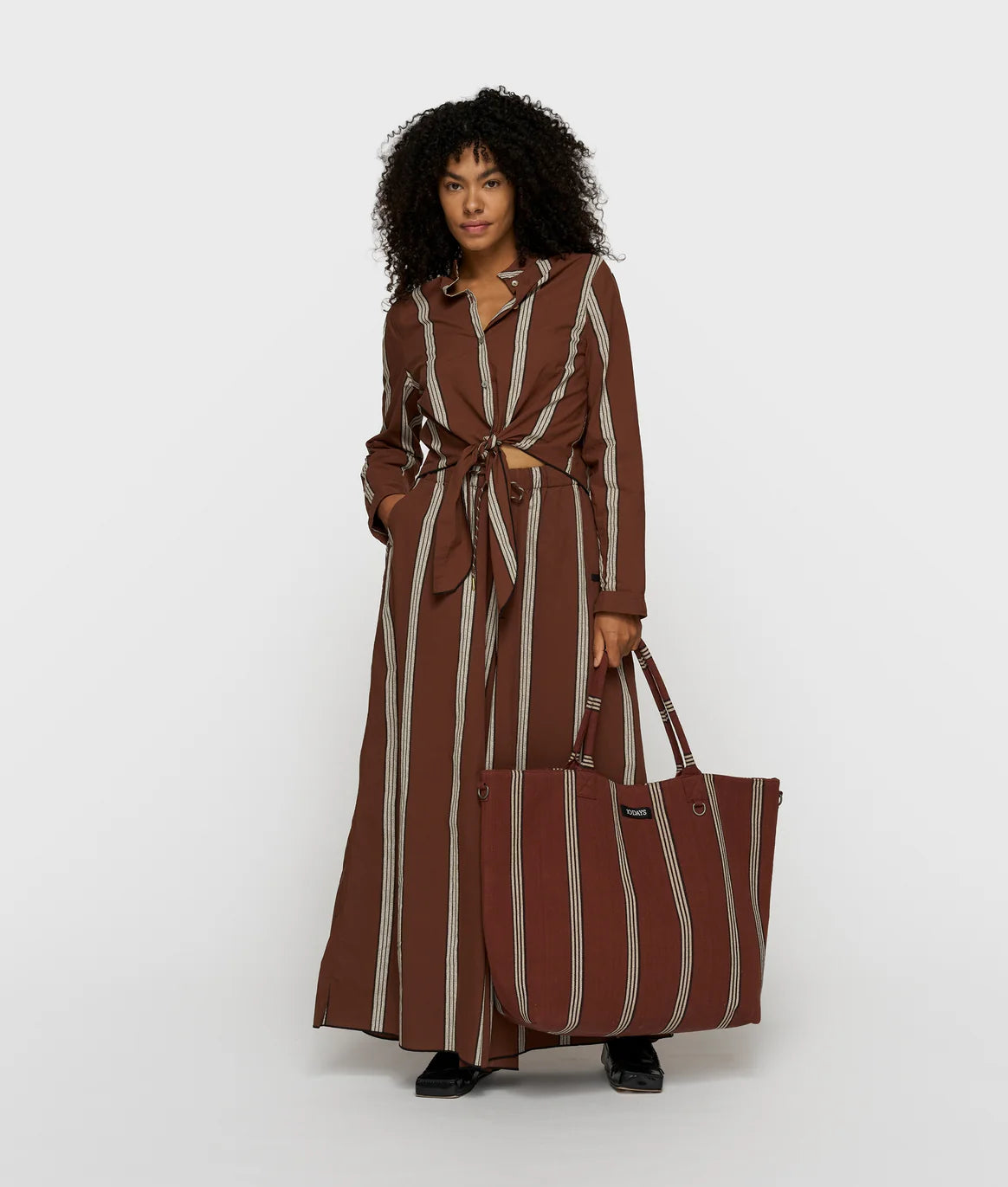beach shopper stripes