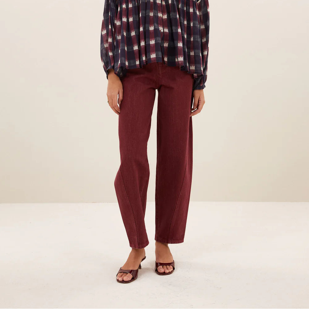 begum wine jeans