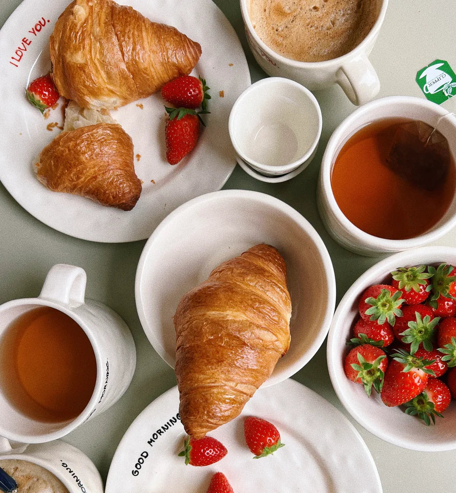 I love you breakfast plate
