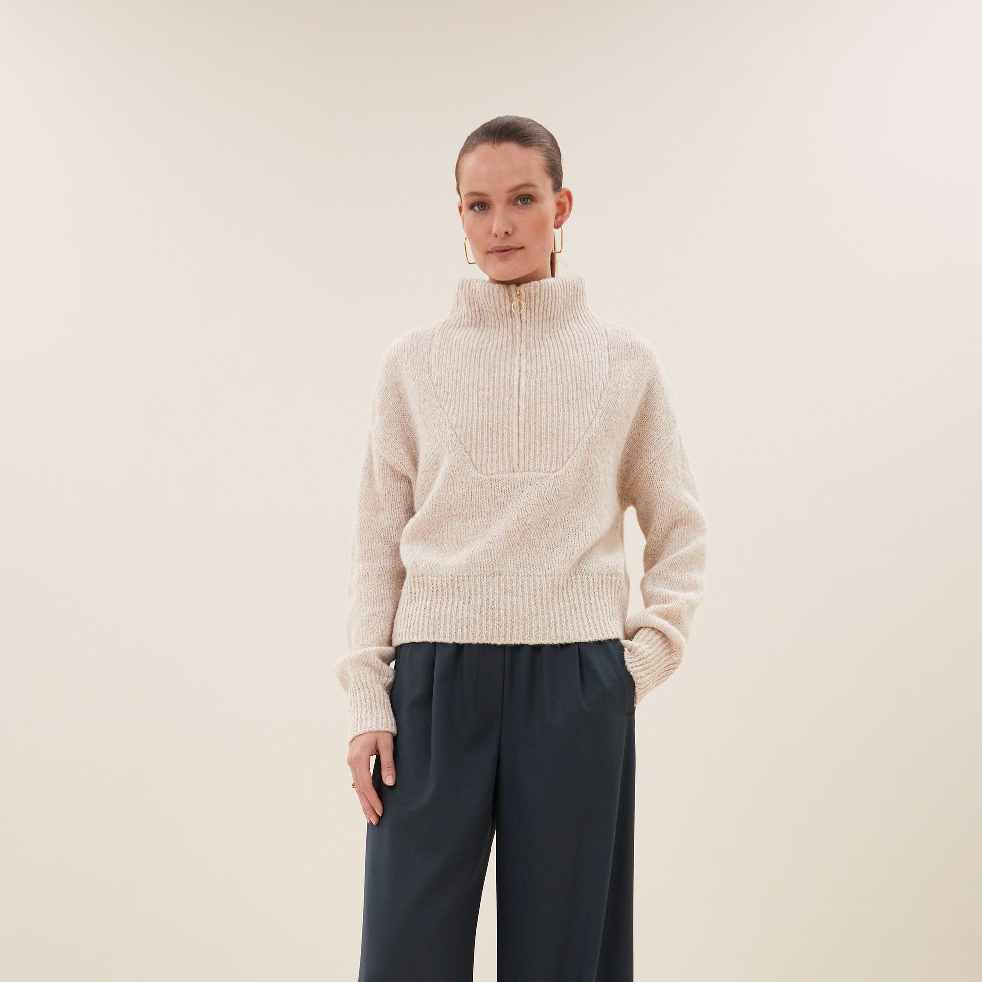 boxy beau pullover